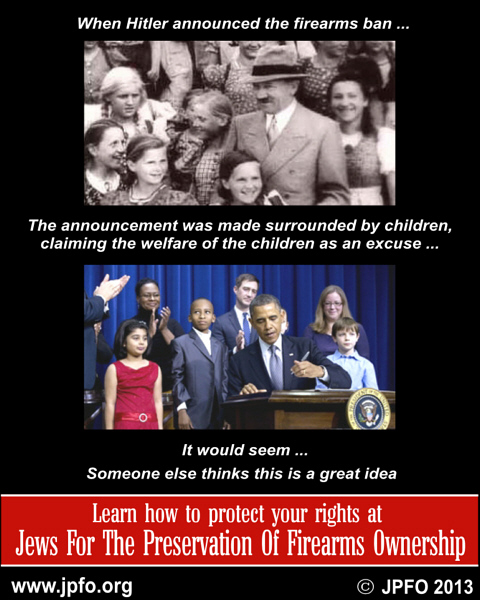 Image result for images when hitler announced a firearms ban surrounded by children